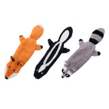 Maxbell Dog Squeaky Toys Small Dogs Comfortable Funny for Puppy Supplies Gift Gray