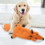 Maxbell Dog Squeaky Toys Small Dogs Comfortable Funny for Puppy Supplies Gift Orange