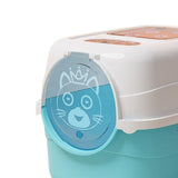 Maxbell Hooded Cat Litter Box with Lid Fully Enclosed Cat Toilet Cat Litter Tray Blue