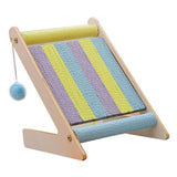 Maxbell Cat Scratcher Vertical Wood Frame Cat Scratching Board for Indoor Cats
