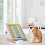 Maxbell Cat Scratcher Vertical Wood Frame Cat Scratching Board for Indoor Cats