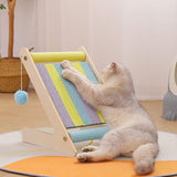 Maxbell Cat Scratcher Vertical Wood Frame Cat Scratching Board for Indoor Cats