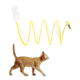 Maxbell Foldable Indoor Cat Tunnel S Type Spring Toy Playing Tent Portable Durable Yellow L Mouse