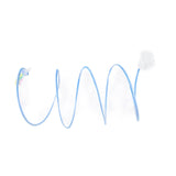 Maxbell Foldable Indoor Cat Tunnel S Type Spring Toy Playing Tent Portable Durable Blue L Mouse