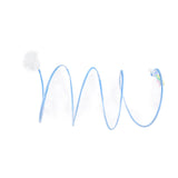 Maxbell Foldable Indoor Cat Tunnel S Type Spring Toy Playing Tent Portable Durable Blue L Mouse
