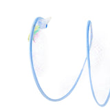 Maxbell Foldable Indoor Cat Tunnel S Type Spring Toy Playing Tent Portable Durable Blue L Mouse