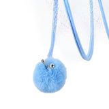 Maxbell Foldable Indoor Cat Tunnel S Type Spring Toy Playing Tent Portable Durable Blue S Plush Ball