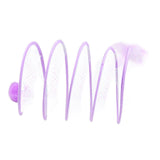 Maxbell Foldable Indoor Cat Tunnel S Type Spring Toy Playing Tent Portable Durable Purple S Plush Ball