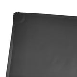 Maxbell Dog Cat Food Mat Foldable with Raised Edge Waterproof Easy Clean Nonslip Black