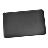 Maxbell Dog Cat Food Mat Foldable with Raised Edge Waterproof Easy Clean Nonslip Black