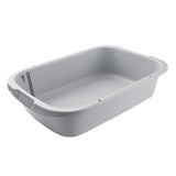 Maxbell Pet Litter Tray Open Top Cats Litter Box High Sides for Indoor Cats Hamsters Gray 52x35x12cm