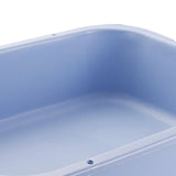 Maxbell Pet Litter Tray Open Top Cats Litter Box High Sides for Indoor Cats Hamsters Blue 52x35x12cm