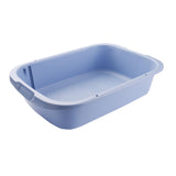Maxbell Pet Litter Tray Open Top Cats Litter Box High Sides for Indoor Cats Hamsters Blue 52x35x12cm