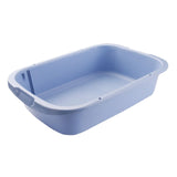 Maxbell Pet Litter Tray Open Top Cats Litter Box High Sides for Indoor Cats Hamsters Blue 52x35x12cm