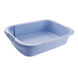 Maxbell Pet Litter Tray Open Top Cats Litter Box High Sides for Indoor Cats Hamsters Blue 52x35x12cm