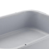 Maxbell Pet Litter Tray Open Top Cats Litter Box High Sides for Indoor Cats Hamsters Gray 36x30x10cm