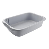 Maxbell Pet Litter Tray Open Top Cats Litter Box High Sides for Indoor Cats Hamsters Gray 36x30x10cm