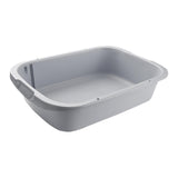 Maxbell Pet Litter Tray Open Top Cats Litter Box High Sides for Indoor Cats Hamsters Gray 36x30x10cm