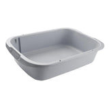 Maxbell Pet Litter Tray Open Top Cats Litter Box High Sides for Indoor Cats Hamsters Gray 36x30x10cm
