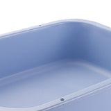 Maxbell Pet Litter Tray Open Top Cats Litter Box High Sides for Indoor Cats Hamsters Blue 36x30x10cm