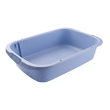 Maxbell Pet Litter Tray Open Top Cats Litter Box High Sides for Indoor Cats Hamsters Blue 36x30x10cm
