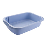 Maxbell Pet Litter Tray Open Top Cats Litter Box High Sides for Indoor Cats Hamsters Blue 36x30x10cm