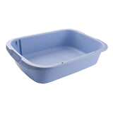 Maxbell Pet Litter Tray Open Top Cats Litter Box High Sides for Indoor Cats Hamsters Blue 36x30x10cm