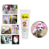 Maxbell Dog Hair Dye Pet Care Safely Professional Bright Color for Dogs Cat Supplies light violet