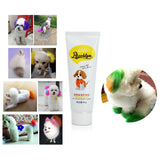 Maxbell Dog Hair Dye Pet Care Safely Professional Bright Color for Dogs Cat Supplies clear