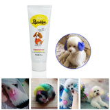 Maxbell Dog Hair Dye Pet Care Safely Professional Bright Color for Dogs Cat Supplies light blue