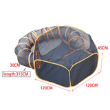 Maxbell Cat Tunnel Indoor Cats Cage House Foldable Interactive for Puppy Mouse