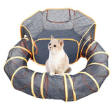 Maxbell Cat Tunnel Indoor Cats Cage House Foldable Interactive for Puppy Mouse