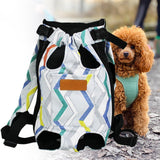 Maxbell Pet Cat Carrier Backpack Chest Bag with Shoulder Strap Adjustable for Hiking L White Black