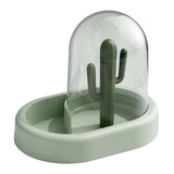Maxbell Birds Food Dispenser Bunny Feeding Station Gerbils Automatic Hamster Feeder Green