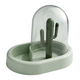 Maxbell Birds Food Dispenser Bunny Feeding Station Gerbils Automatic Hamster Feeder Green