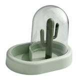 Maxbell Birds Food Dispenser Bunny Feeding Station Gerbils Automatic Hamster Feeder Green