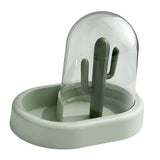 Maxbell Birds Food Dispenser Bunny Feeding Station Gerbils Automatic Hamster Feeder Green