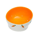 Maxbell Non Slip Rabbit Feeder Bowl Feeding Basin for Hedgehog Gerbils Puppy Kitten 8.5cmx6.5cm