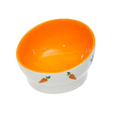 Maxbell Non Slip Rabbit Feeder Bowl Feeding Basin for Hedgehog Gerbils Puppy Kitten 8.5cmx6.5cm