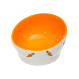 Maxbell Non Slip Rabbit Feeder Bowl Feeding Basin for Hedgehog Gerbils Puppy Kitten 8.5cmx6.5cm