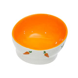 Maxbell Non Slip Rabbit Feeder Bowl Feeding Basin for Hedgehog Gerbils Puppy Kitten 8.5cmx6.5cm