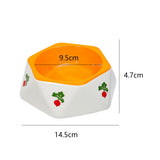 Maxbell Non Slip Rabbit Feeder Bowl Feeding Basin for Hedgehog Gerbils Puppy Kitten 14.5cmx4.7cm