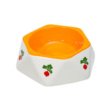 Maxbell Non Slip Rabbit Feeder Bowl Feeding Basin for Hedgehog Gerbils Puppy Kitten 14.5cmx4.7cm
