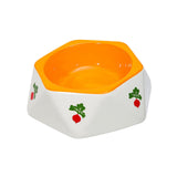 Maxbell Non Slip Rabbit Feeder Bowl Feeding Basin for Hedgehog Gerbils Puppy Kitten 14.5cmx4.7cm