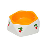 Maxbell Non Slip Rabbit Feeder Bowl Feeding Basin for Hedgehog Gerbils Puppy Kitten 14.5cmx4.7cm