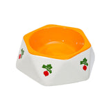 Maxbell Non Slip Rabbit Feeder Bowl Feeding Basin for Hedgehog Gerbils Puppy Kitten 14.5cmx4.7cm