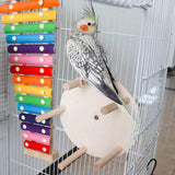 Maxbell Parrot Cage Perches Stand Birds Wooden Platform for Budgie Finches Lovebirds