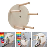 Maxbell Parrot Cage Perches Stand Birds Wooden Platform for Budgie Finches Lovebirds