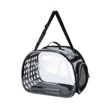 Maxbell Cats Travel Carrier Comfortable Clear Detachable for Camping Small Dogs 42cmx26cmx35cm