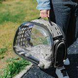 Maxbell Cats Travel Carrier Comfortable Clear Detachable for Camping Small Dogs 36cmx20cmx22cm
